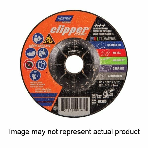 Saint-Gobain Abrasives GRINDNG WHEEL 4-1/2 in.D 70184609143